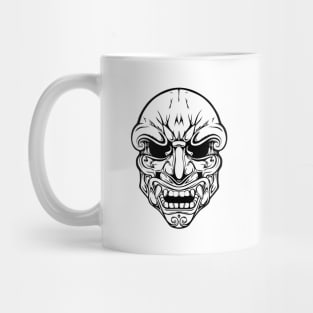 Japanese Samurai Warrior Mask Mug